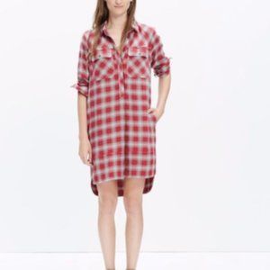 Madewell Daywalk Shirtdress in Fairfax Plaid